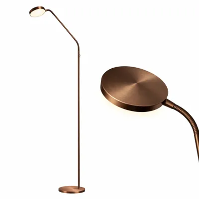 Expo Trading Vloerlamp Duuk oplaadbaar H 166 cm brons Expo Trading Vloerlamp Duuk oplaadbaar H 166 cm brons