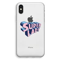 Superlady: iPhone X Transparant Hoesje