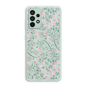 Sierlijke bloemen: Samsung Galaxy A52s 5G Transparant Hoesje