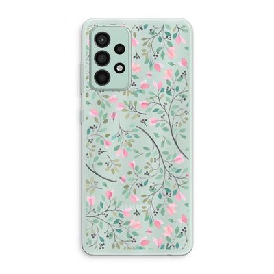 Sierlijke bloemen: Samsung Galaxy A52s 5G Transparant Hoesje