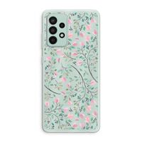 Sierlijke bloemen: Samsung Galaxy A52s 5G Transparant Hoesje