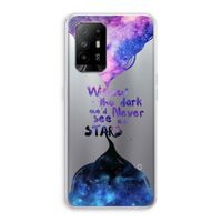 Stars quote: Oppo A95 5G Transparant Hoesje