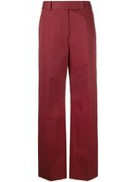 There Was One pantalon de tailleur à taille haute - Rouge