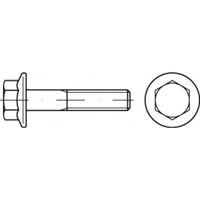 TOOLCRAFT TO-5391675 Zeskantbout M8 12 mm Buitenzeskant Staal Galvanisch verzinkt 200 stuk(s)