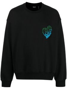 FIVE CM sweat Love à col rond - Noir