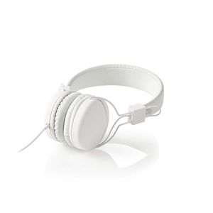 Nedis HPWD1100WT hoofdtelefoon/headset Hoofdtelefoons Bedraad Hoofdband Muziek/Voor elke dag Wit