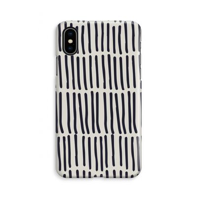 Moroccan stripes: iPhone Xs Volledig Geprint Hoesje