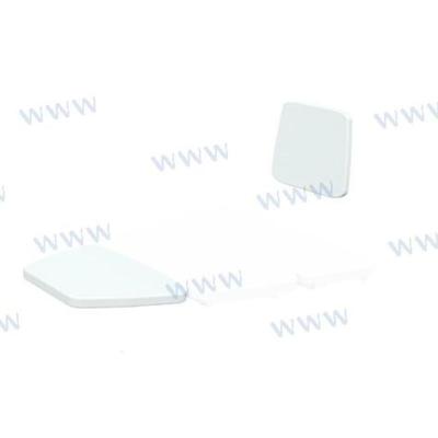 BOZ67862LGR - RUGLEUNING + VOORKUSSEN GRIJS