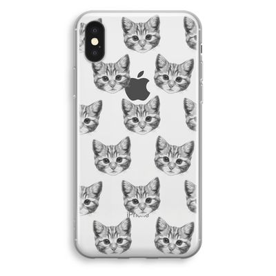 Kitten: iPhone X Transparant Hoesje