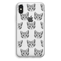 Kitten: iPhone X Transparant Hoesje