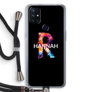 Abstract Spectrum: OnePlus Nord N10 5G Transparant Hoesje met koord