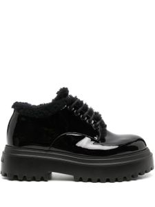 Le Silla chaussures Ranger à lacets - Noir