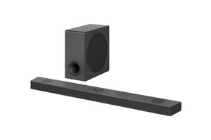 LG Electronics DS90QY.DDEULLK Soundbar Zwart Incl. draadloze subwoofer, Dolby Atmos, WiFi, Bluetooth, USB