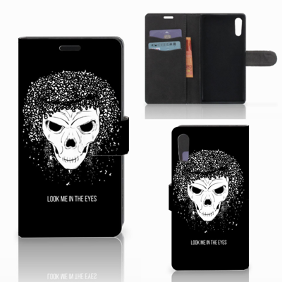 Telefoonhoesje met Naam Sony Xperia XZ | Sony Xperia XZs Skull Hair Telefoonhoesje met Naam Sony Xperia XZ | Sony Xperia XZs Skull Hair