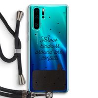 Confetti: Huawei P30 Pro Transparant Hoesje met koord