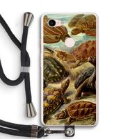 Haeckel Chelonia: Pixel 3 XL Transparant Hoesje met koord