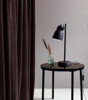 Tafellamp &apos;Adrian&apos; Nordlux zwart E27 fitting 48 cm