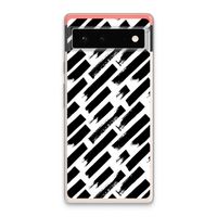 Zwarte vegen: Google Pixel 6 Transparant Hoesje