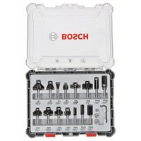 Freesset, 6 mm schacht, 15-delig Bosch Accessories 2607017471 - thumbnail