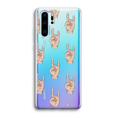 Rock: Huawei P30 Pro Transparant Hoesje