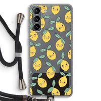Citroenen: Samsung Galaxy S21 Transparant Hoesje met koord