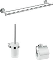 Hansgrohe Logis Universal badaccessoireset 3 in 1, chroom Hansgrohe Logis Universal badaccessoireset 3 in 1, chroom