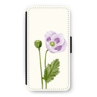 Purple poppy: iPhone 12 Pro Flip Hoesje