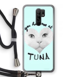 You had me at tuna: Xiaomi Redmi 9 Transparant Hoesje met koord