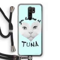 You had me at tuna: Xiaomi Redmi 9 Transparant Hoesje met koord
