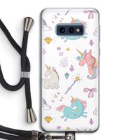 Fantasiewereld: Samsung Galaxy S10e Transparant Hoesje met koord Fantasiewereld: Samsung Galaxy S10e Transparant Hoesje met koord