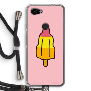 Raketijsje: Pixel 3a Transparant Hoesje met koord