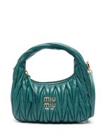 Miu Miu sac porté épaule Wander à design matelassé - Vert