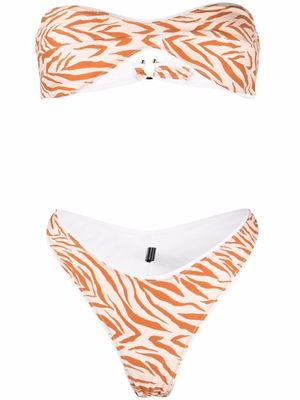 Reina Olga bikini Katia à imprimé animalier - Tons neutres