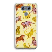 Cute Tigers and Leopards: LG G6 Transparant Hoesje