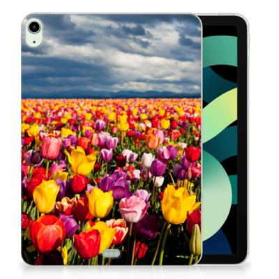 iPad Air (2020/2022) 10.9 inch Siliconen Hoesje Tulpen iPad Air (2020/2022) 10.9 inch Siliconen Hoesje Tulpen