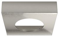 LED afdekring RVS vierkant voor LED opbouwspot 2025 of 2026