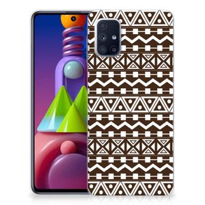 Samsung Galaxy M51 TPU bumper Aztec Brown