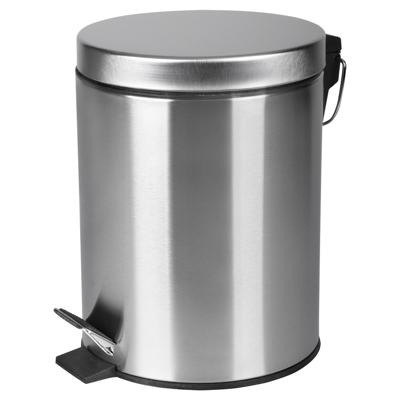 Differnz pedaalemmer 5 liter mat chroom