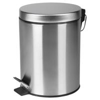 Differnz pedaalemmer 5 liter mat chroom Differnz pedaalemmer 5 liter mat chroom