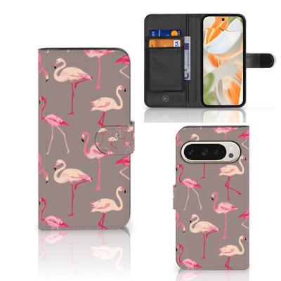 Google Pixel 9 | 9 Pro | Telefoonhoesje | Met pasjeshouder | Flamingo Google Pixel 9 | 9 Pro | Telefoonhoesje | Met pasjeshouder | Flamingo