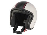 ULTIMATE SPEED Scooter helm maat M (beige/zwart/rood)