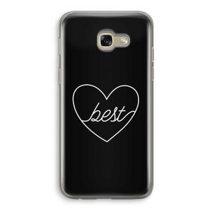 Best heart black: Samsung Galaxy A5 (2017) Transparant Hoesje