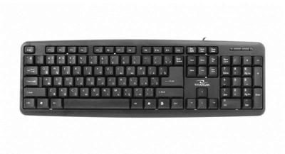 Esperanza TKR101 toetsenbord Kantoor USB QWERTY Engels, Russisch Zwart