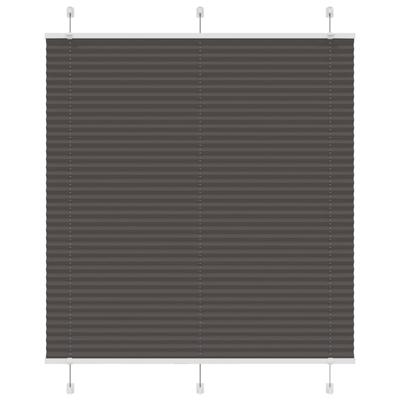 Pliss rolgordijn 120x100cm stofbreedte 119,4cm polyester zwart