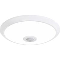 LED Plafondlamp met Sensor en Dag/Nacht Sensor - 20W. 1500lm. 6400K - Wit