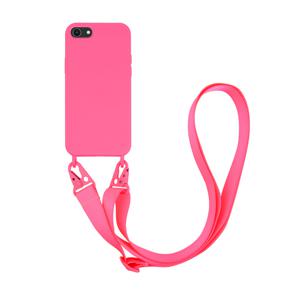 Vivanco Necklace Smartphone ketting Apple iPhone 7, iPhone 8, iPhone SE (2. Generation) Pink Inductieve lading