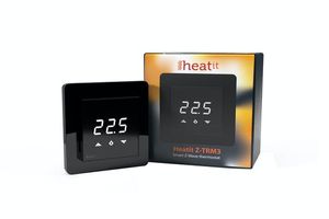 Heatit Wandthermostaat Z-Wave Plus Z-TRM3 - Zwart