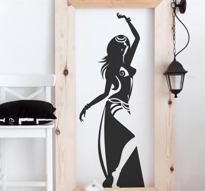 Sticker buikdanseres