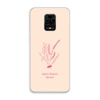 Where flowers bloom: Xiaomi Redmi Note 10 Lite Transparant Hoesje