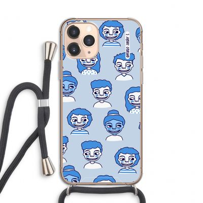 Gezichtjes: iPhone 11 Pro Transparant Hoesje met koord